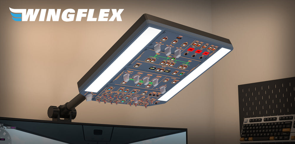 WINGFLEX Launches A320 OVERHEAD PANEL (CUBE Series): Bringing the True Airbus Cockpit Experience Home!
