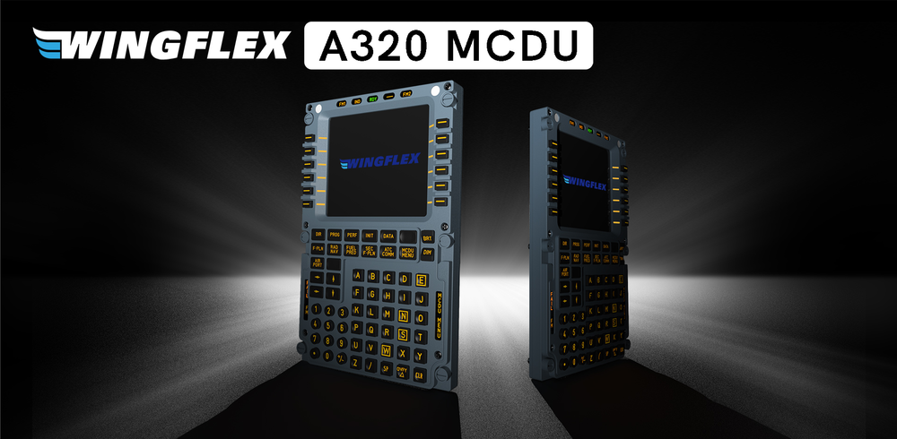 Wingflex Unveils the New A320 MCDU: Revolutionizing Flight Simulation
