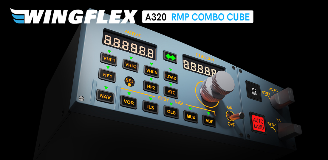 WINGFLEX Launches the RMP COMBO CUBE: A Game-Changer for Flight Simulation Enthusiasts