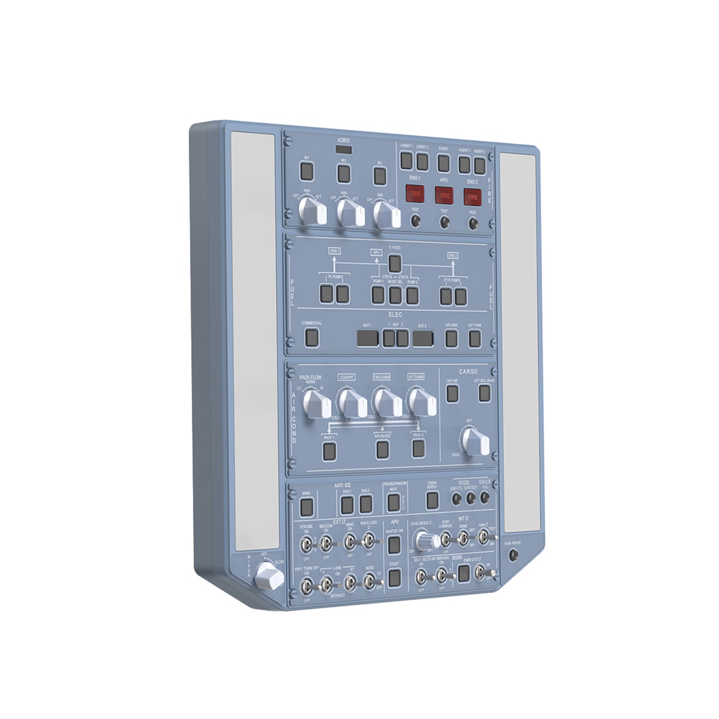 WINGFLEX A320 Overhead Panel for Home Cockpit Simulator